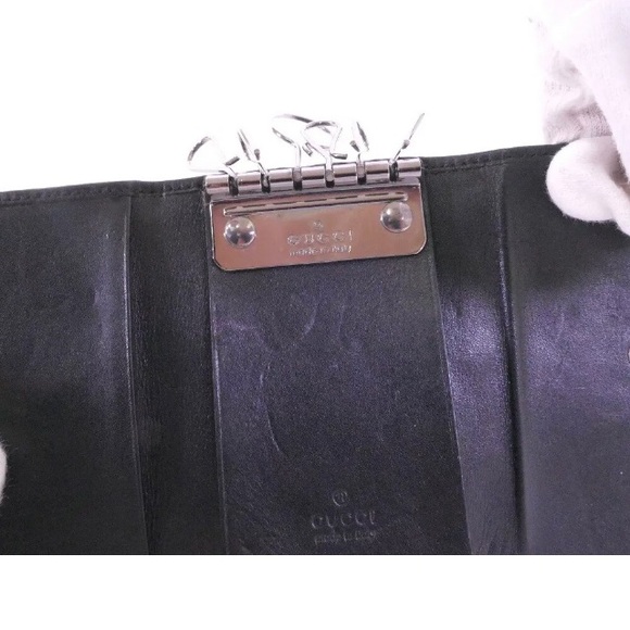GUCCI Denim Indigo Denim six hooks Key case - Picture 9 of 12